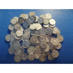 SILVER BULLION SALE!!! 20 x 1933 SA Union Tickeys / 3p - 80% Silver!!! Bid per 3p to take all!!!