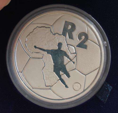 ONLY 2690 MINTED! SILVER PF R2 CROWN - AFRICA CUP OF NATIONS. EXTREMELY VALUABLE. SAM BOX WITH CoA!