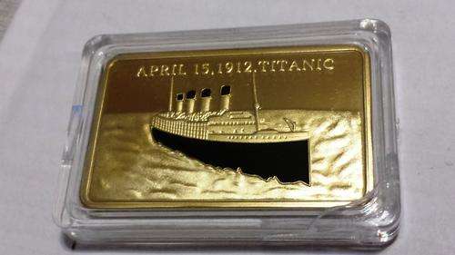 In memory of the TITANIC victims: .999 GOLD CLAD - ENCAPSULATED. April 15, 1912. LAST FEW LEFT!
