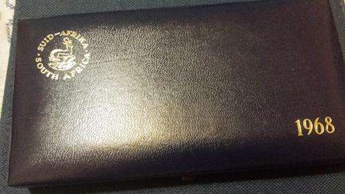REAL TREASURE! 1968 INVESTMENT - SHORT PROOF SET - UNCIRCULATED IN ORIGINAL SA MINT BOX!