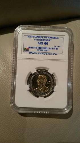 MS 66 MANDELA R5 COIN