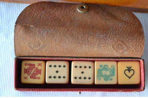 POKER DICE IN ORIGINAL BOX