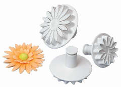 3 PC FONDANT SUNFLOWER PLUNGER