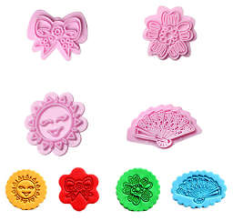 4PC FONDANT CAKE STAMP