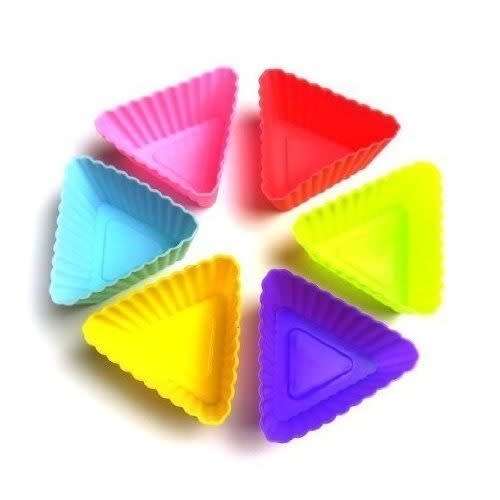 SILICON MOULDS TRIANGLE 6PC