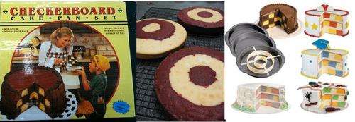checkerboard cake pan