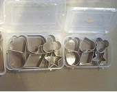 6pc Metal cutter in tub