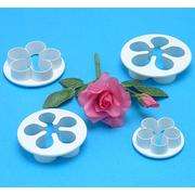 Apple Blossom/ Rose cutter  4pc