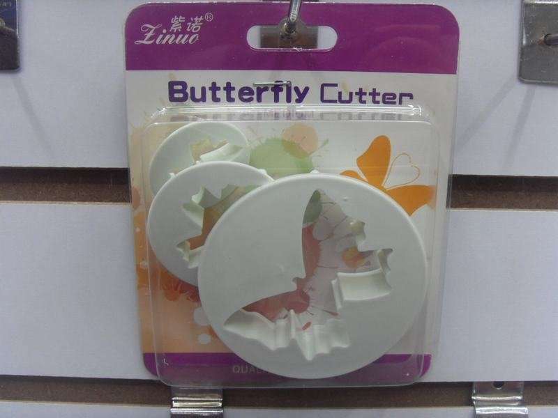 Fondant butterfly cutter 3pc