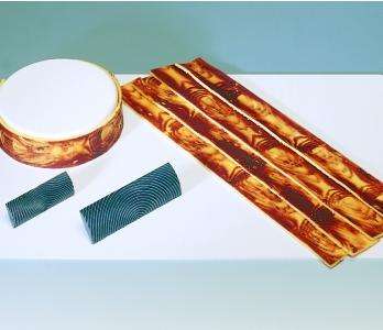 CHOCLATE GRAINING TOOL 2PC