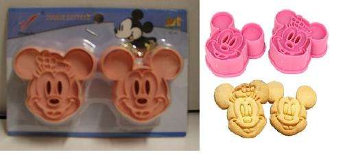 Mickey/Minni cutter 2pc