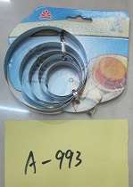 Round cutter 5pc tinplate