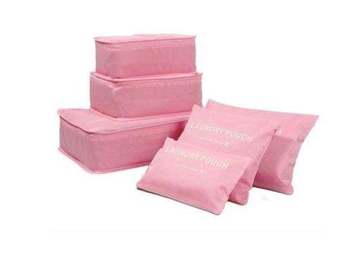 Six-Piece Travel Luggage Organiser Set
