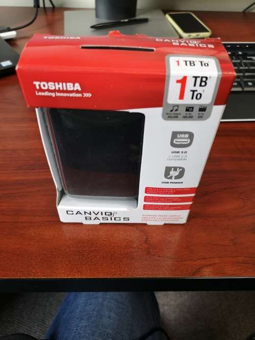 Toshiba 1TB external Drive