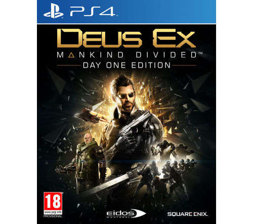 Deus Ex Mankind divided Day one edition PS4