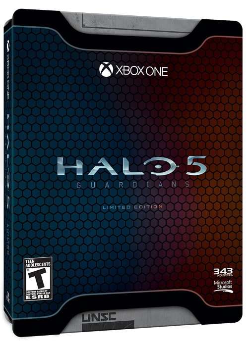 Halo 5 Guardians Xbox One Special edition in as new condition ( steelbook)