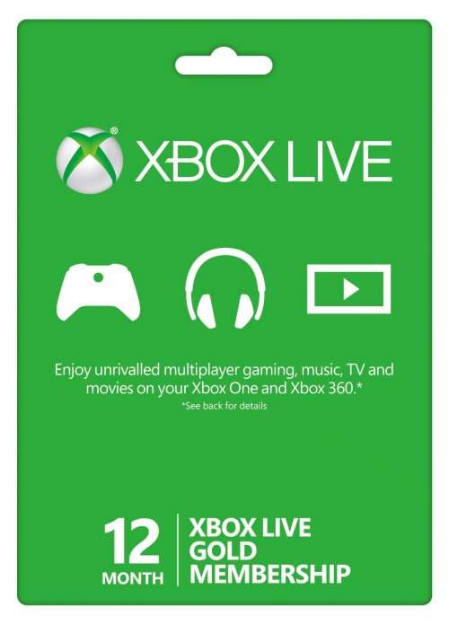 Xbox Live GOLD 12 Month Membership
