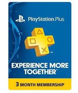 Playstation Plus 3 Month Membership