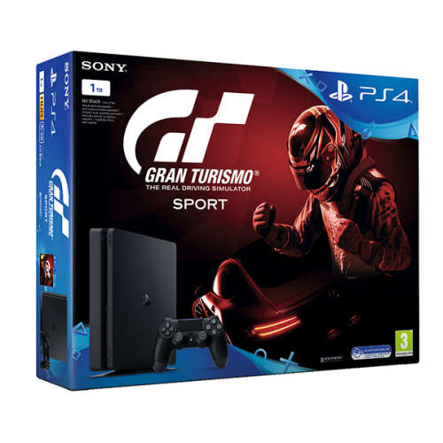 PS4 Slim Console - 1TB - GT Sport Bundle - (brand new and factory sealed)