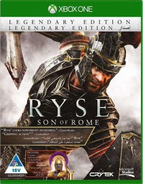 Ryse Son Of Rome Legendary Edition  Xbox One (brand new factory sealed)