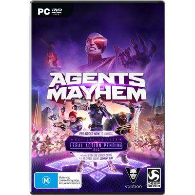 Agents Of Mayhem - PC DVD Rom (Brand new factory sealed)