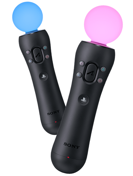 Playstation Move Motion Controllers - Twin Pack - PSVR (great condition)
