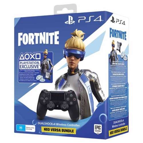 Playstation 4 Controller - Fortnite Bundle - Black - V2 - (original)( new please read)