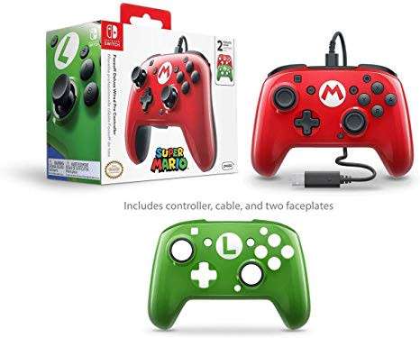 PDP Face Off: Deluxe Pro Controller - Mario Edition - Nintendo Switch (new and sealed)