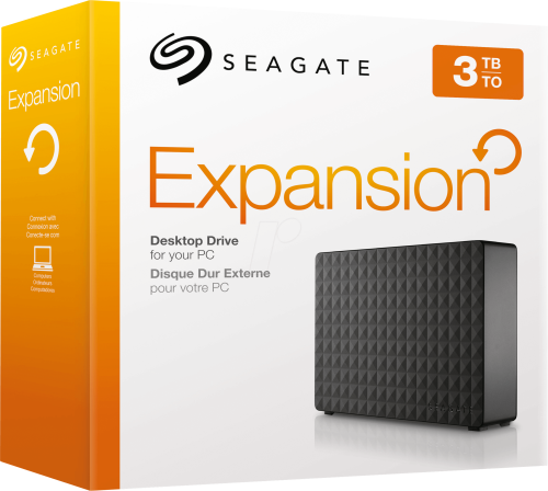 Seagate expansion Desktop - External Hard Drive 3TB- ( new and sealed)(Essential Goods)