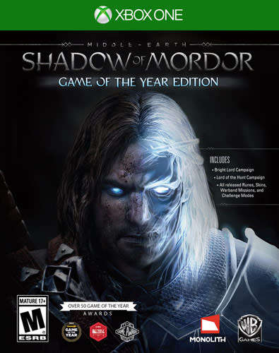 Shadow of Mordor GOTY Edition  - Xbox One (Brand new factory sealed)