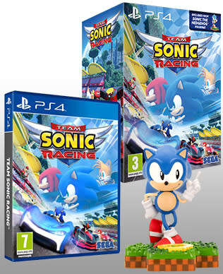 Team SONIC Racing + Sonic Figure - PS4 (brand new and factory sealed)