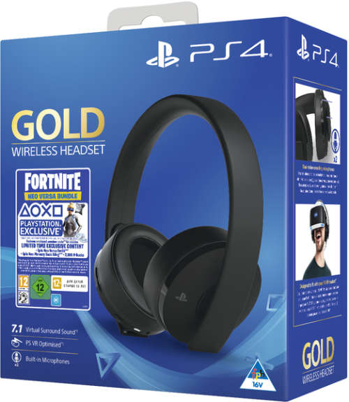 PlayStation Gold Wireless Headset (PS4) - (New And Sealed)