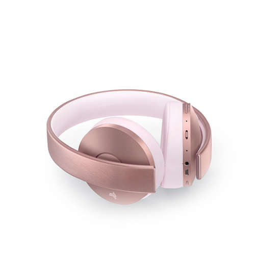 PlayStation Gold Wireless Headset (PS4)(Rose Gold) - (New And Sealed)