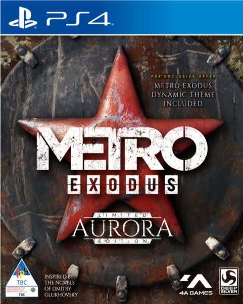 METRO Exodus Limited Aurora Edition - PS4 (new and sealed)