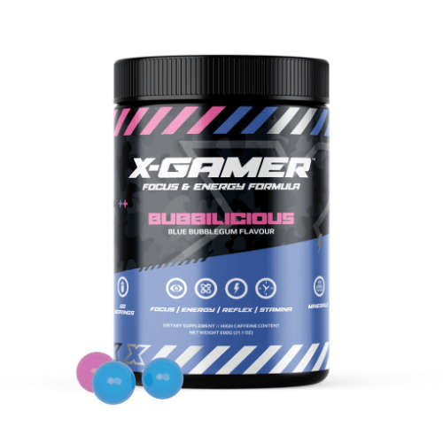 X-Gamer 600g X-Tubz Bubblicious Energy Drink and Vitamin Supplement