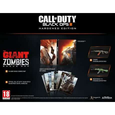 Call Of Duty Black Ops 3 - Hardened Edition - PS4 (as new condition)