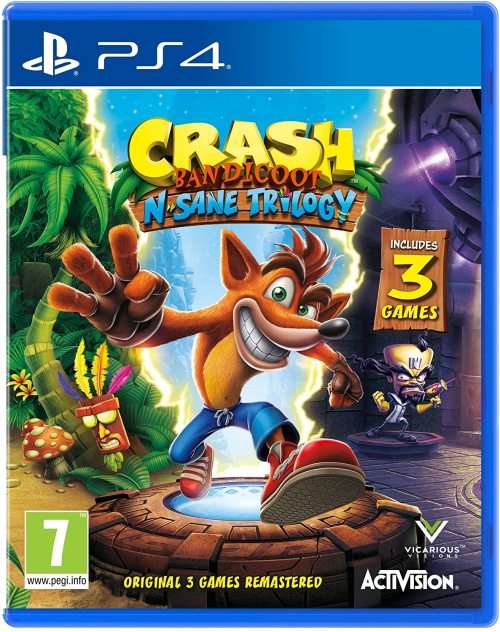 crash bandicoot n sane trilogy - PS4 (as new condition)