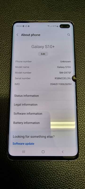 Samsung Galaxy S10+ (Please have a look at pictures and information provided)