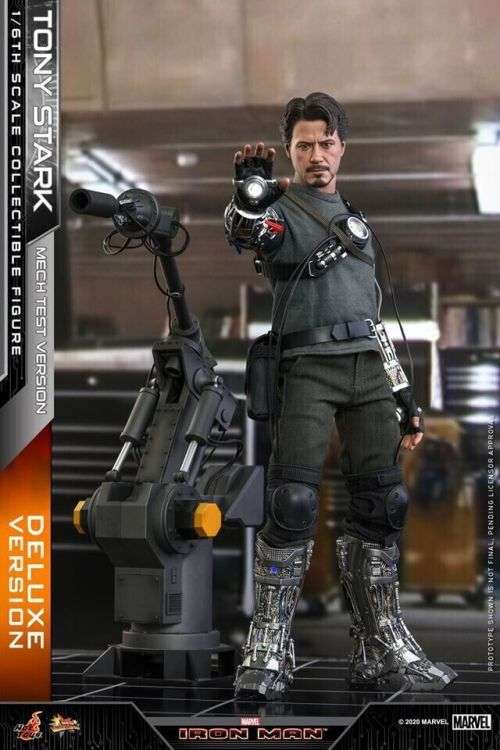 Hot Toys MMS582 Tony Stark Mech Test Deluxe Version