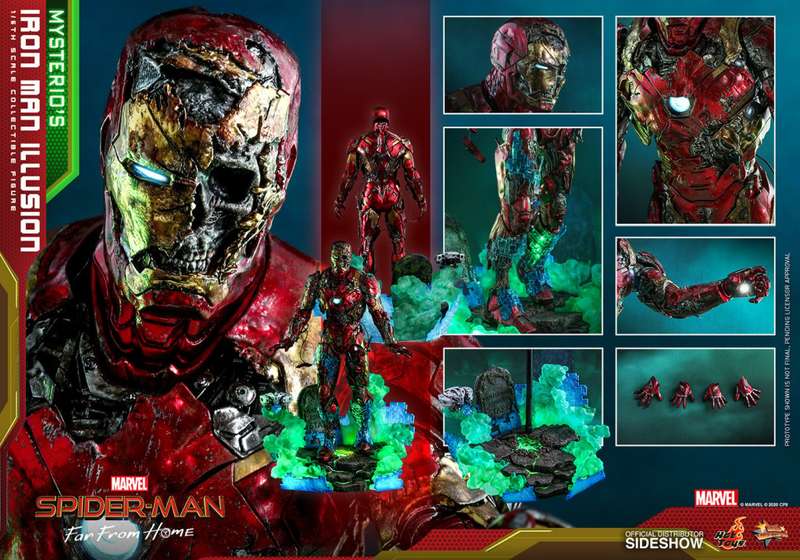 Hot Toys Spider-Man: Far From Home MMS580 Mysterios Iron Man Illusion