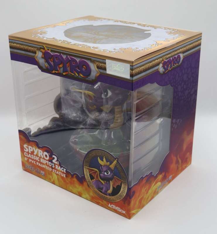First 4 Figures - Spyro 2 Painted Statue - (New and sealed)