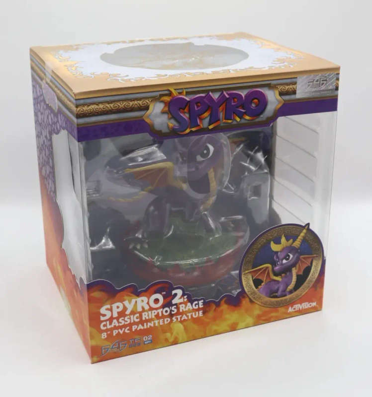 First 4 Figures - Spyro 2 Painted Statue - (New and sealed)