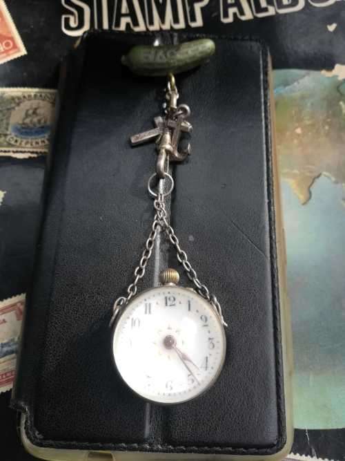 Antique and Rare Round Glass MECHANICAL watch