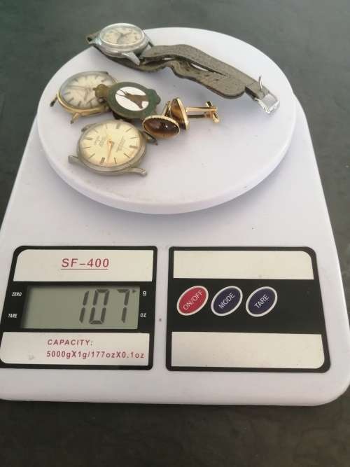 Watches, cufflinks and pendant