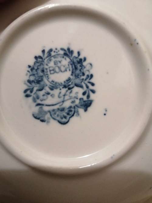 Collection of small saucers made in Holland
