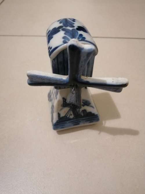Handpainted antique windmill made in Holland
