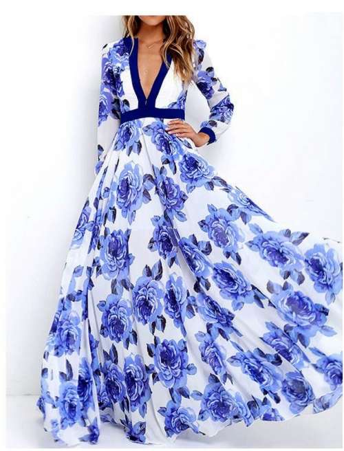Maxi floral dress