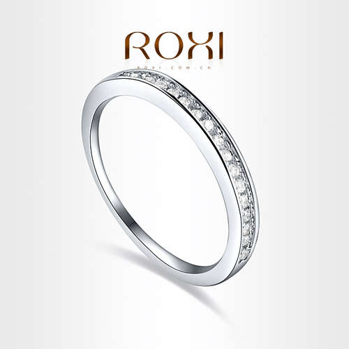 Roxi Platinum Plated Ring Size 7