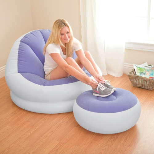 Cafe Chaise Chair with Ottoman