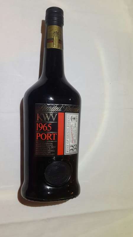 KWV 1965 Port Limited release (Must need for collection) Excellent Xmas gift